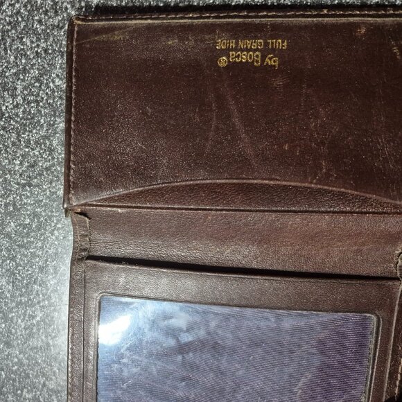 Bosca Italia Leather Pocket Wallet - Picture 3 of 5